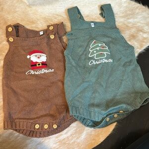 Two Christmas Onesies